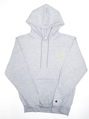 Fleece Hood - New design - Heather grey